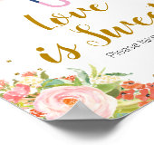 Poster Les Pluies d'Avril Apportent Fleurs de Mai L'Amour (Coin)