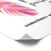 Poster Les Plumes Peuvent Faire Des Stylos, Des Coussins, (Coin)