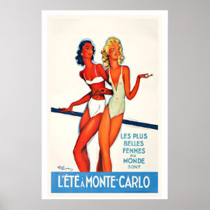 Poster Les plus belles femmes du monde en été à