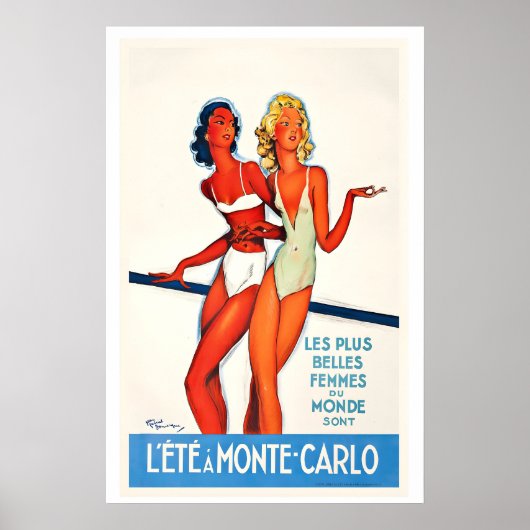 Poster Les plus belles femmes du monde en été à (Devant)
