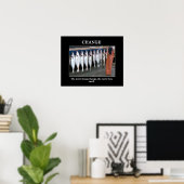 Poster les-plus-choses-changer-plus-ils-sentir (Bureau à domicile)