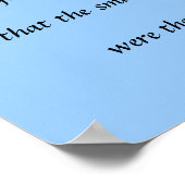 Poster Les plus petites choses (Coin)