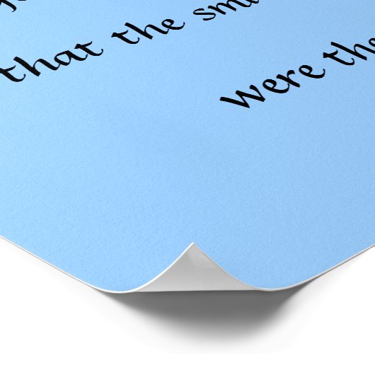 Poster Les plus petites choses (Coin)