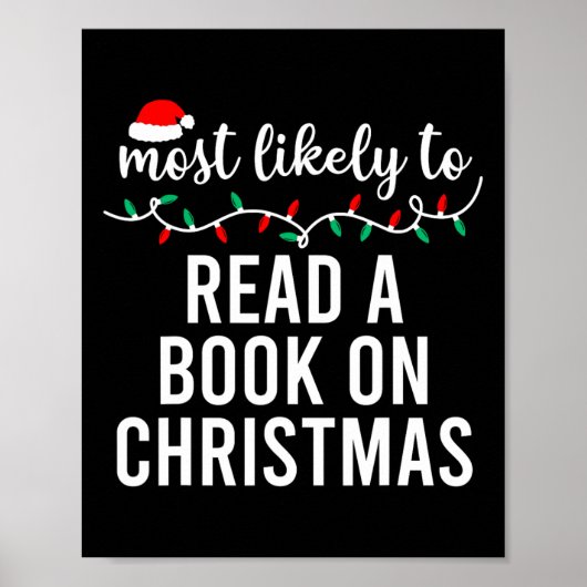 Poster Les Plus Probables À Noël Chemise Correspondant Fa (Devant)