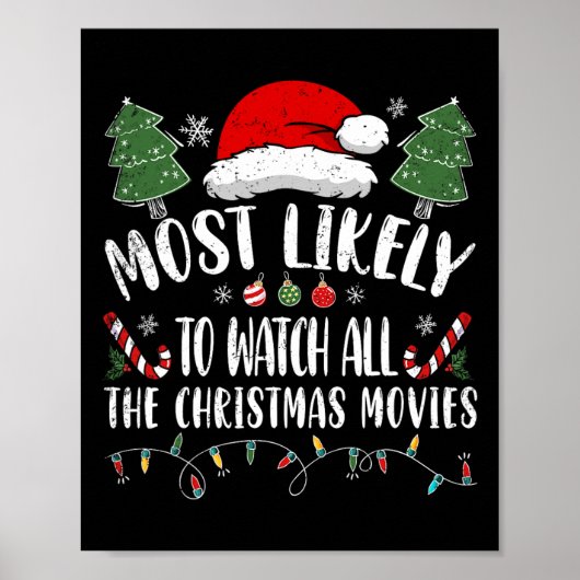 Poster Les Plus Probables À Regarder Tous Les Films De No (Devant)