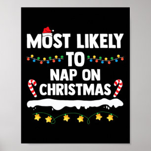 Poster Les Plus Probables De Faire La Sieste Sur Noël Cor
