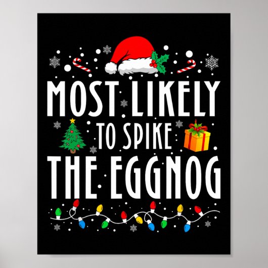 Poster Les Plus Probables De Spike La Famille De Noël Egg (Devant)
