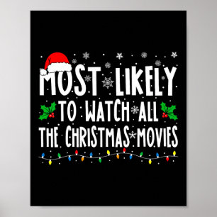 Poster Les Plus Probables Regarder Tous Les Films De Noël