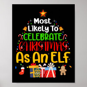 Poster Les plus susceptibles de célébrer Noël comme un el
