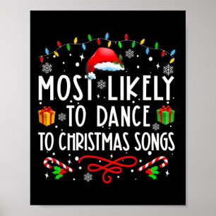 Poster Les Plus Susceptibles De Danser Aux Chansons De No