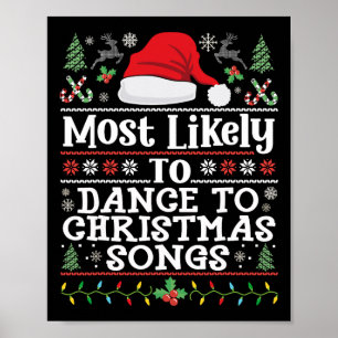 Poster Les Plus Susceptibles De Danser Aux Chansons De No