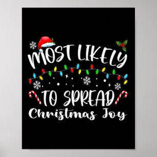 Poster Les Plus Susceptibles De Diffuser La Joie De Noël