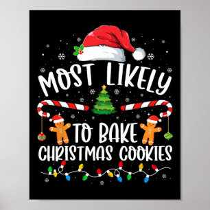 Poster Les plus susceptibles de faire cuire des cookies d