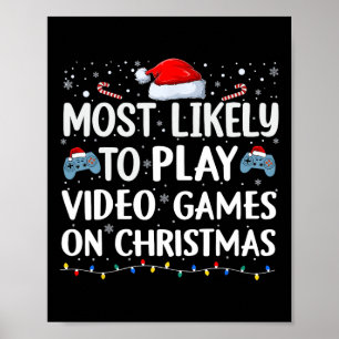 Poster Les Plus Susceptibles De Jouer À Des Jeux Vidéo Su