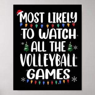 Poster Les plus susceptibles de regarder les jeux de voll