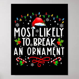 Poster Les Plus Susceptibles De Rompre Une Col De Noël Am
