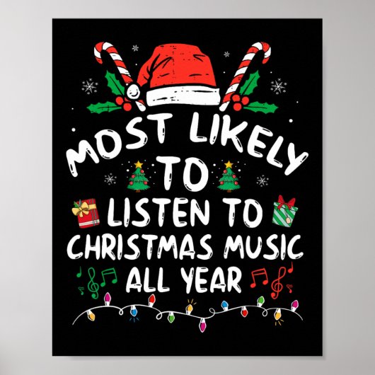 Poster Les plus susceptibles d'écouter de la musique de N (Devant)