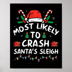 Poster Les Plus Susceptibles D'Écraser Père Noël En Un S