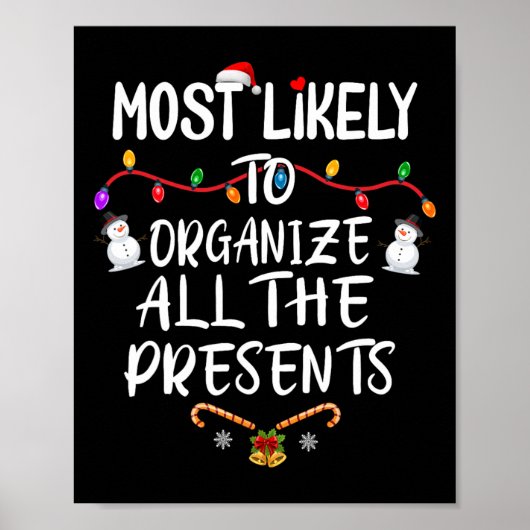Poster Les Plus Susceptibles D'Organiser Tous Les Présent (Devant)
