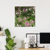 Poster Les pois doux au printemps... (Bureau à domicile)