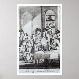 Poster Les politiciens de café
