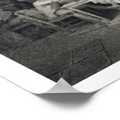 Poster Les politiciens du village, gravé par Abraham Raim (Coin)