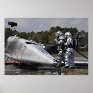 Poster Les pompiers répondent sur place