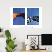 Poster Les ponts du comté de San Francisco (Bureau à domicile)