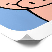 Poster Les porcs sont amis (Coin)