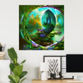 Poster Les portails dans le portail des jardins (Bureau à domicile)