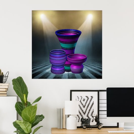 Poster Les Potters (Bureau à domicile)
