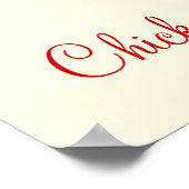 Poster Les poulets sont de beaux Dessin d'Art Drôle Roost (Coin)