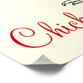 Poster Les poulets sont de beaux dessins amusants Cockere (Coin)