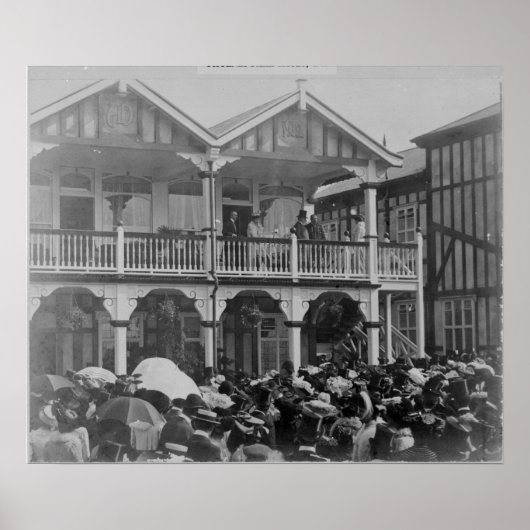 Poster Les premières courses de parc Phoenix, 1903 (Devant)