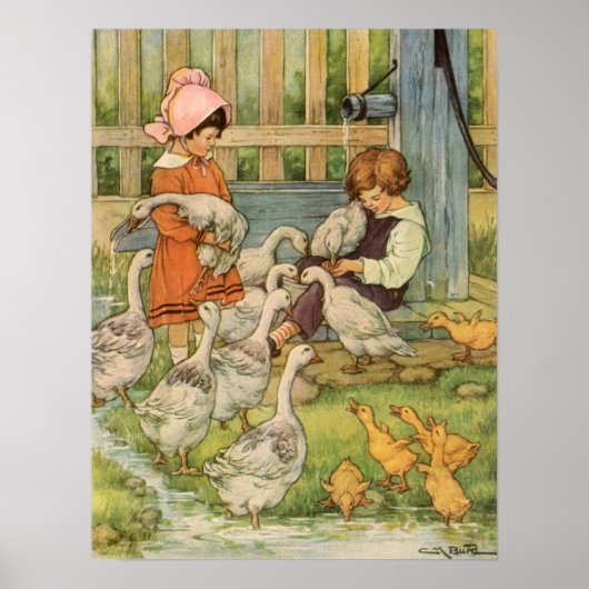 Poster Les premières scènes de ferme (Devant)