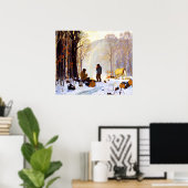 Poster Les premiers matins dans les bois (Bureau à domicile)
