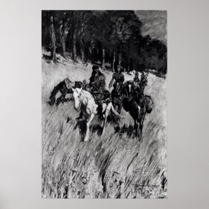 Poster Les premiers pionniers sur la crête bleue