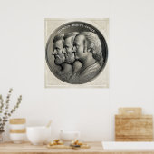 Poster Les présidents Grant, Lincoln et Washington (Cuisine)