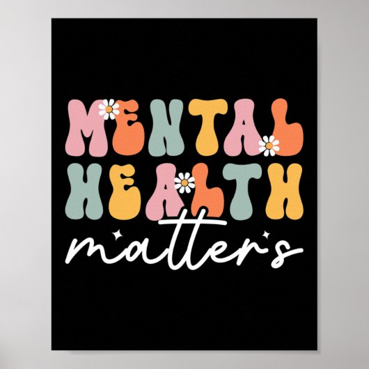 Poster Les problèmes de santé mentale de la stigmatisatio (Devant)