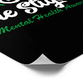 Poster Les problèmes de santé mentale de la stigmatisatio (Coin)