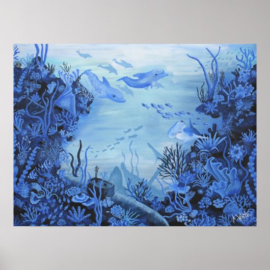 Poster "Les Profonds" (Devant)