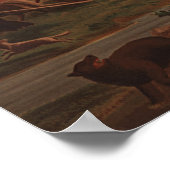 Poster Les progrès américains, John Gast 1872 (Coin)