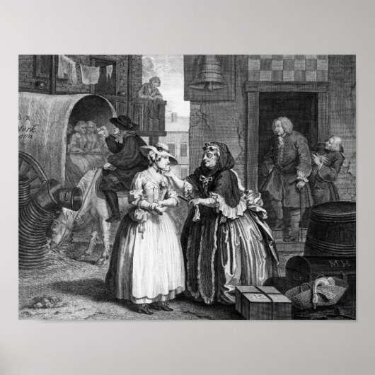 Poster Les progrès d'A Harlot (Devant)