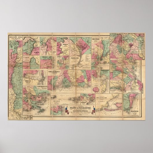 Poster Les projets de Colton sur les ports américains (Devant)