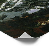 Poster Les Promenades (Les Poussettes) par Claude Monet (Coin)