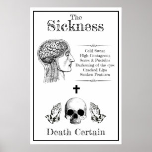 Poster Les Props d'Halloween de la peste