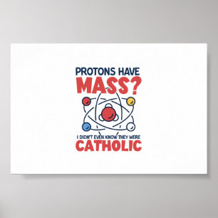 Poster Les protons ont une messe Je ne savais même pas qu