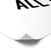 Poster Les Puns Cheesy Me Font Tous Goey À L'Intérieur De (Coin)