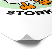 Poster Les Puns D'Oiseaux Nous Conduisent À La cigogne Co (Coin)