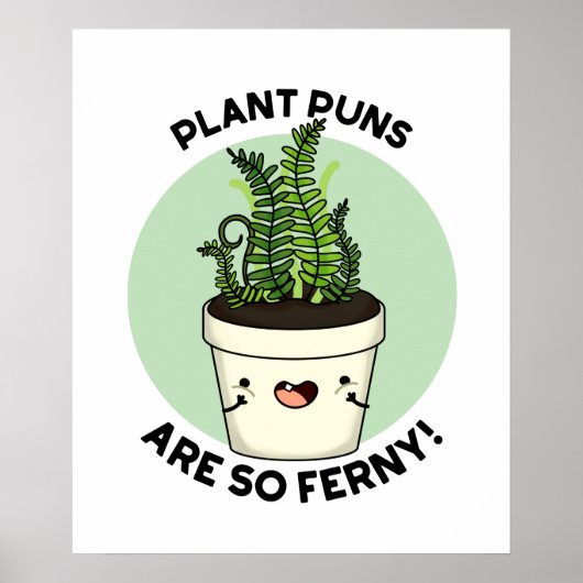 Poster Les Puns plantes Sont Tellement Fous Fils Fils (Devant)